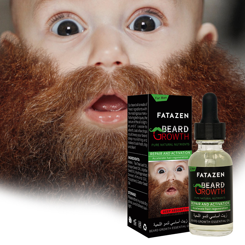 Hair Care Herbal Products - Olio per barba organico naturale Signori