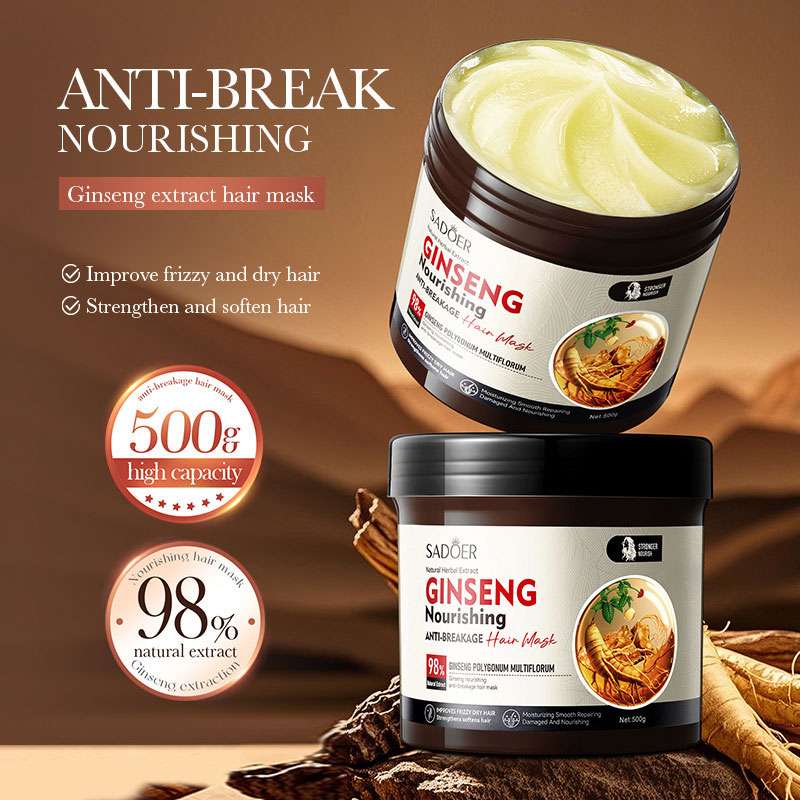 Hair Care Ginseng - 500ml SADOER Ginseng Polygonum Multiflorum Maschera
