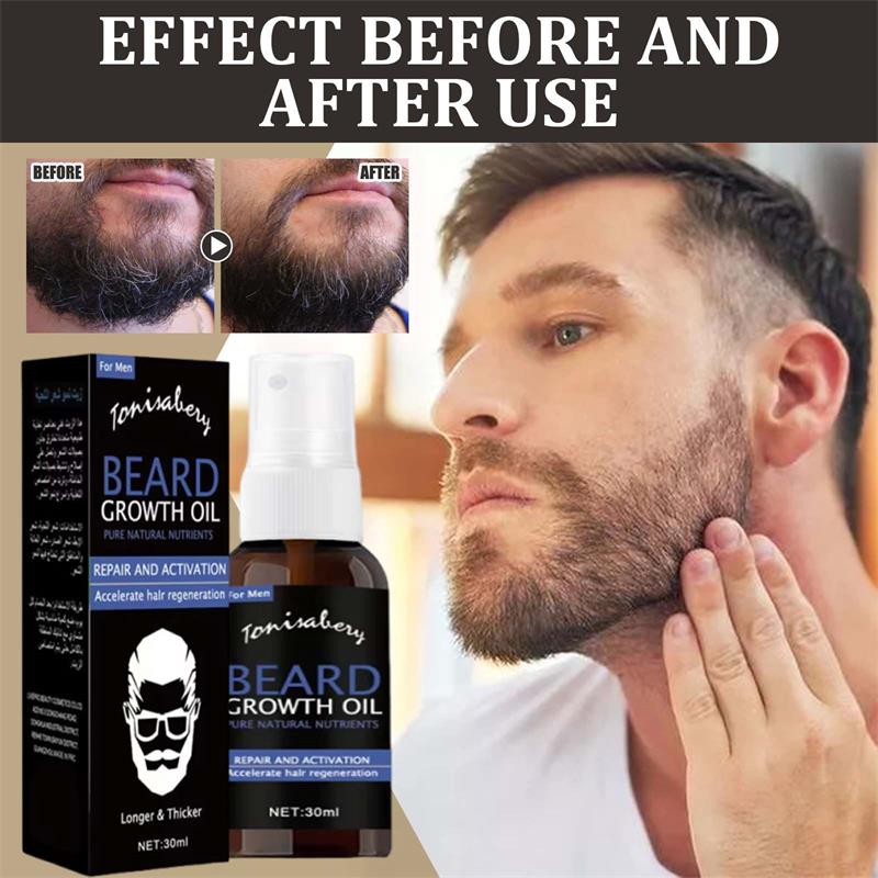 Hair Care Conditioner - Olio per la Crescita della Barba,
