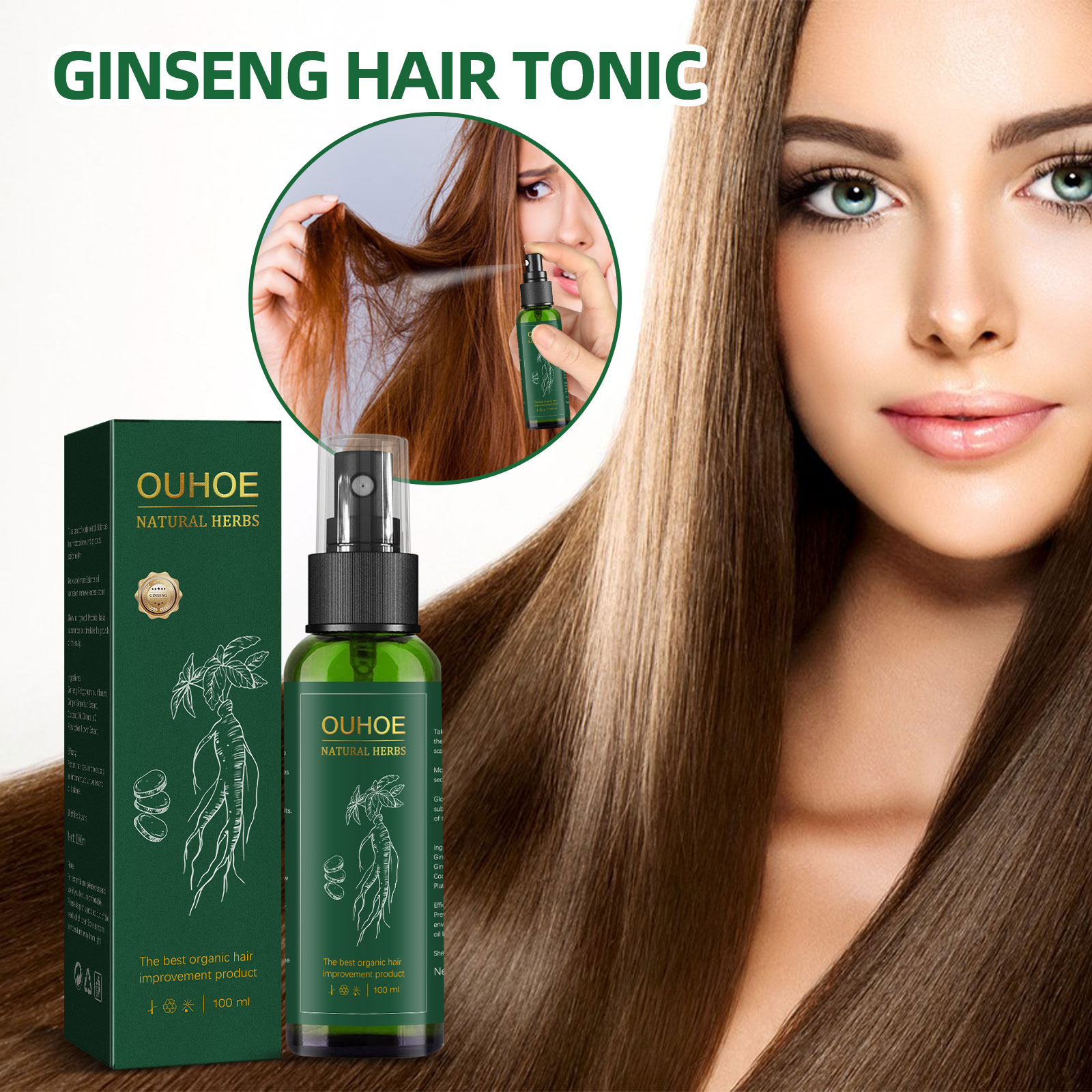 Hair Care Ginseng - Spray per la cura dei capelli