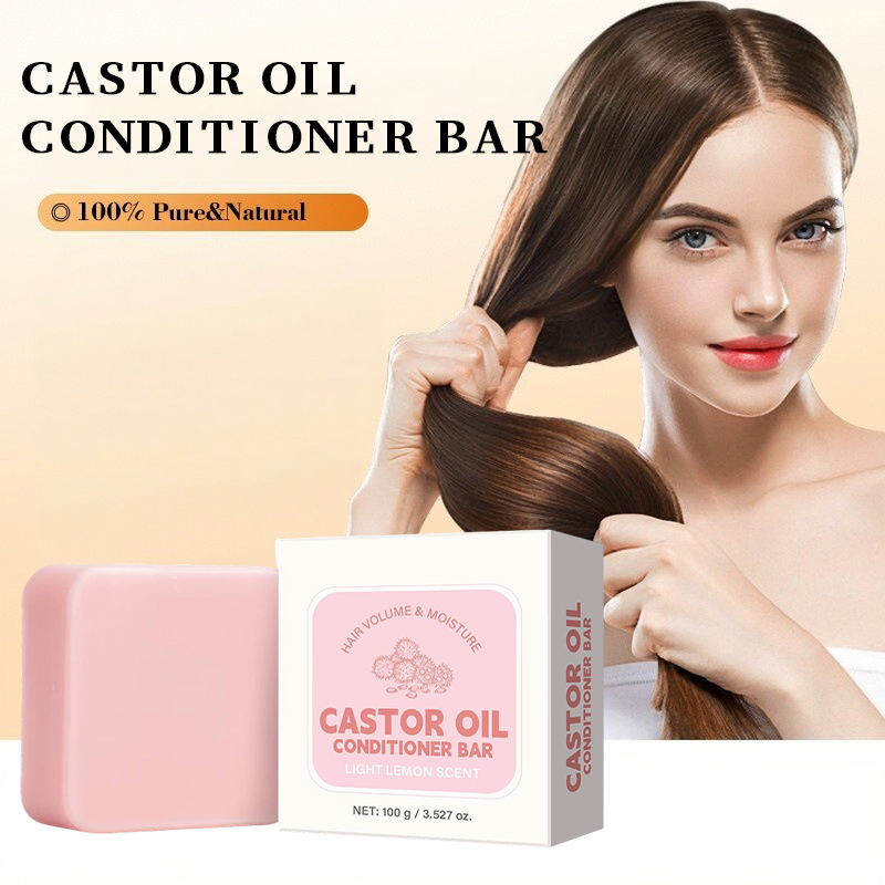 Hair Care Conditioner - Saponetta balsamo all'olio di ricino, shampoo