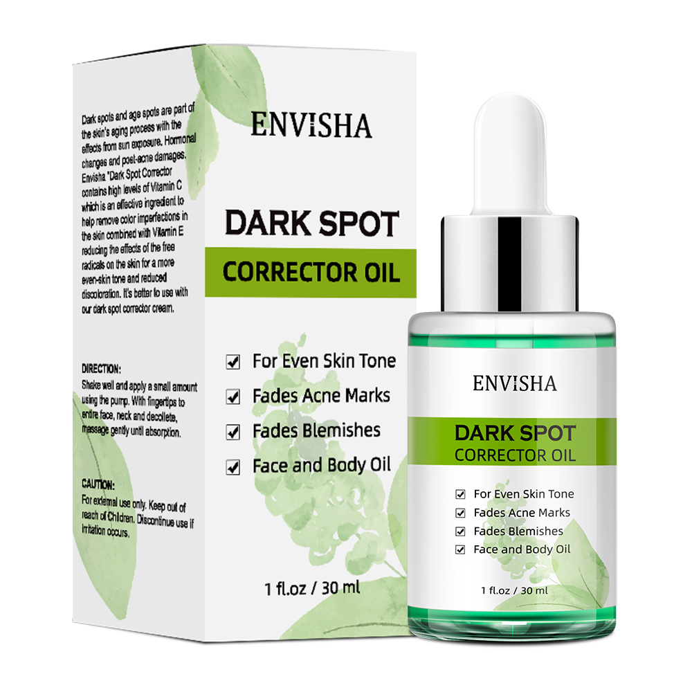 ENVISHA Whitening Freckle olio - Silk Press Serum recensione e prezzo